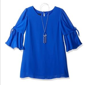 NWT Amy Byer Blue Mini Dress for Girls Size 12